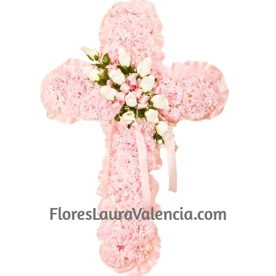 Cruz Funeraria Rosa